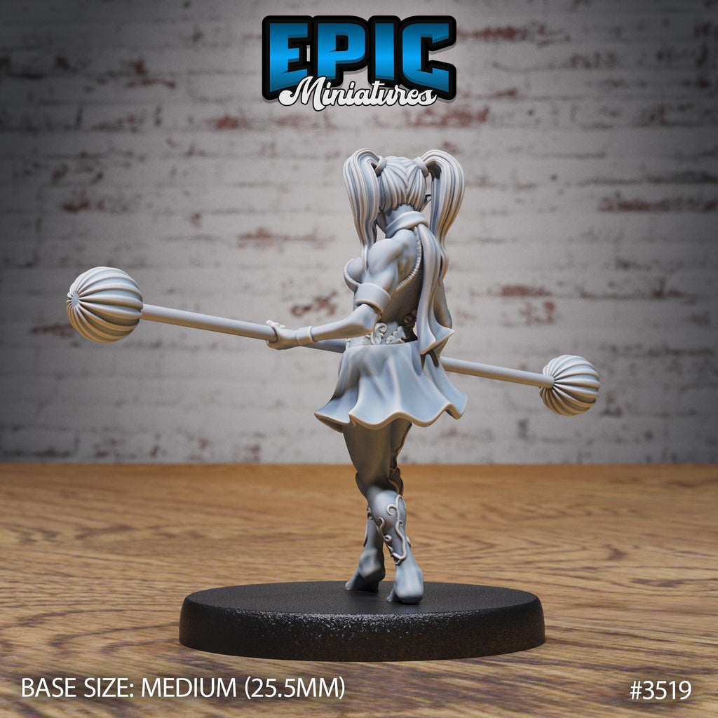 Acrobat Elf Option #3519 back DND miniature Nightsky Carnival 16k resin