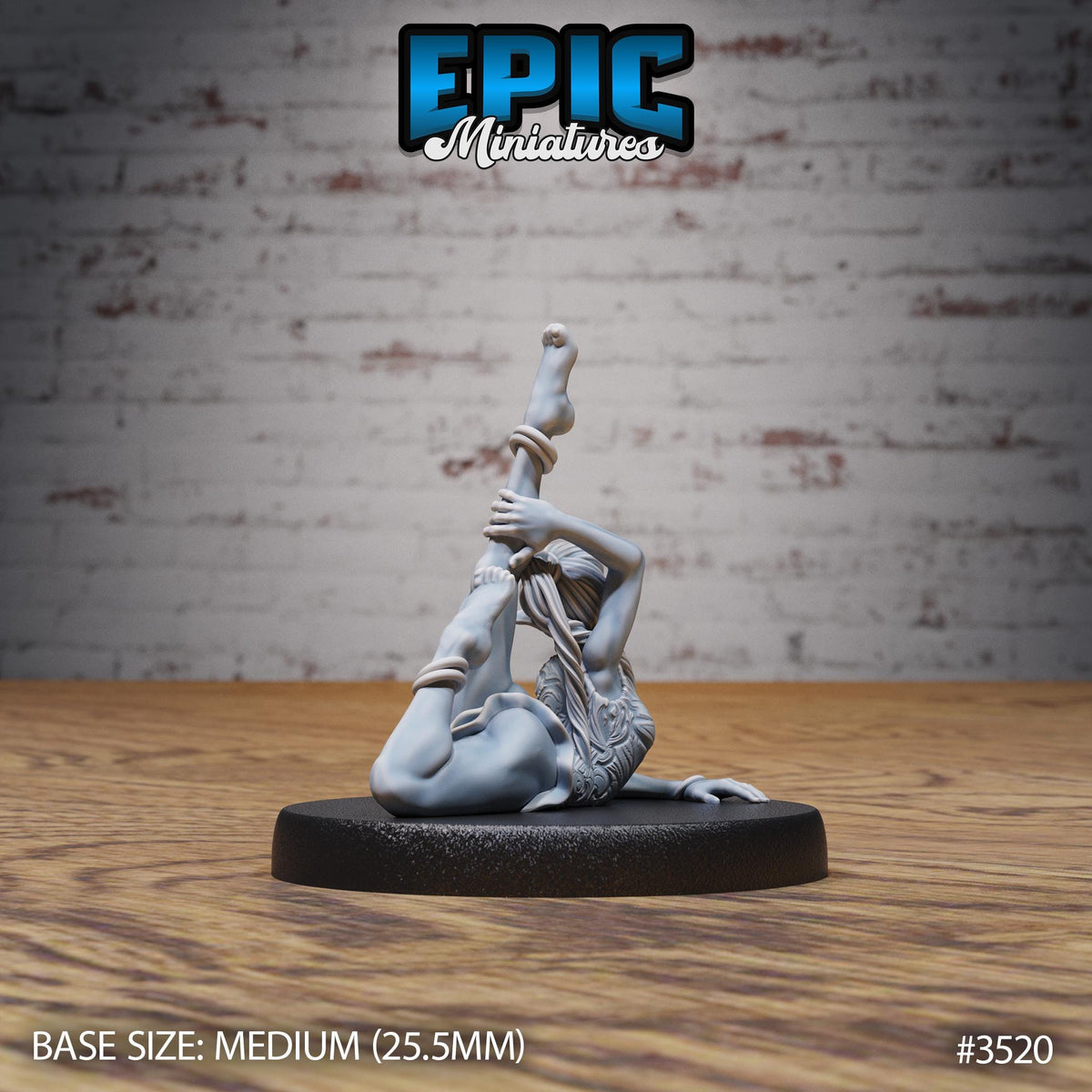 Acrobat Elf Option #3520 back DND miniature Nightsky Carnival 16k resin
