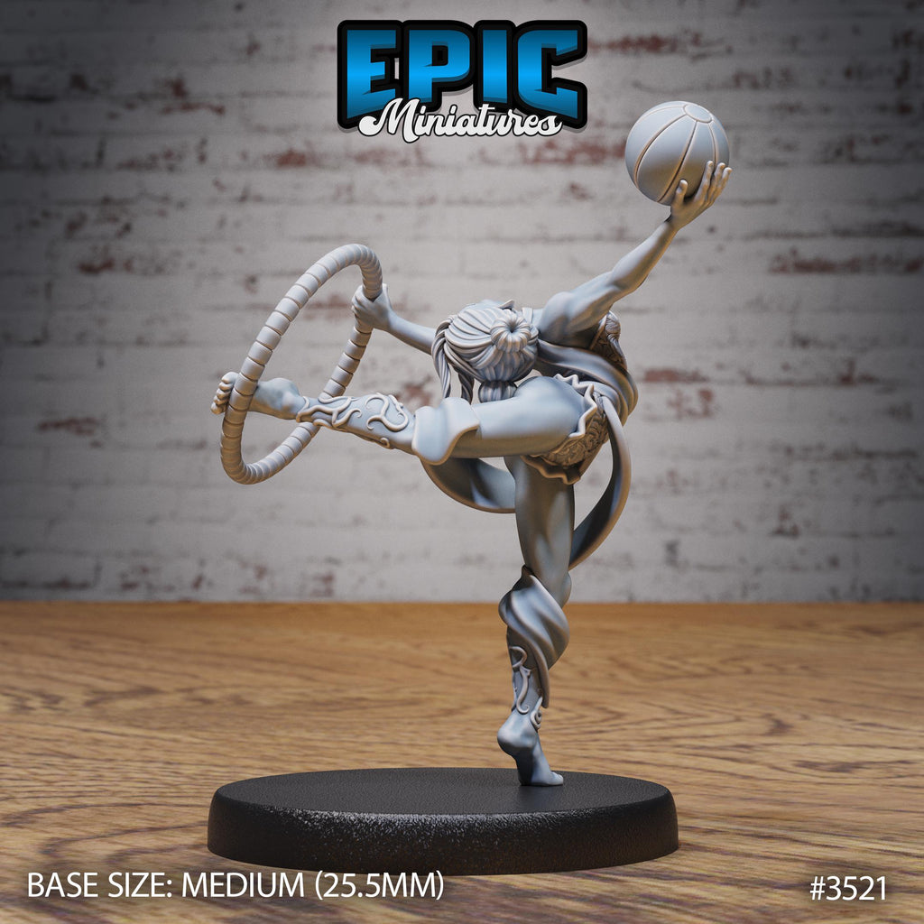 Acrobat Elf Option #3521 back DND miniature Nightsky Carnival 16k resin