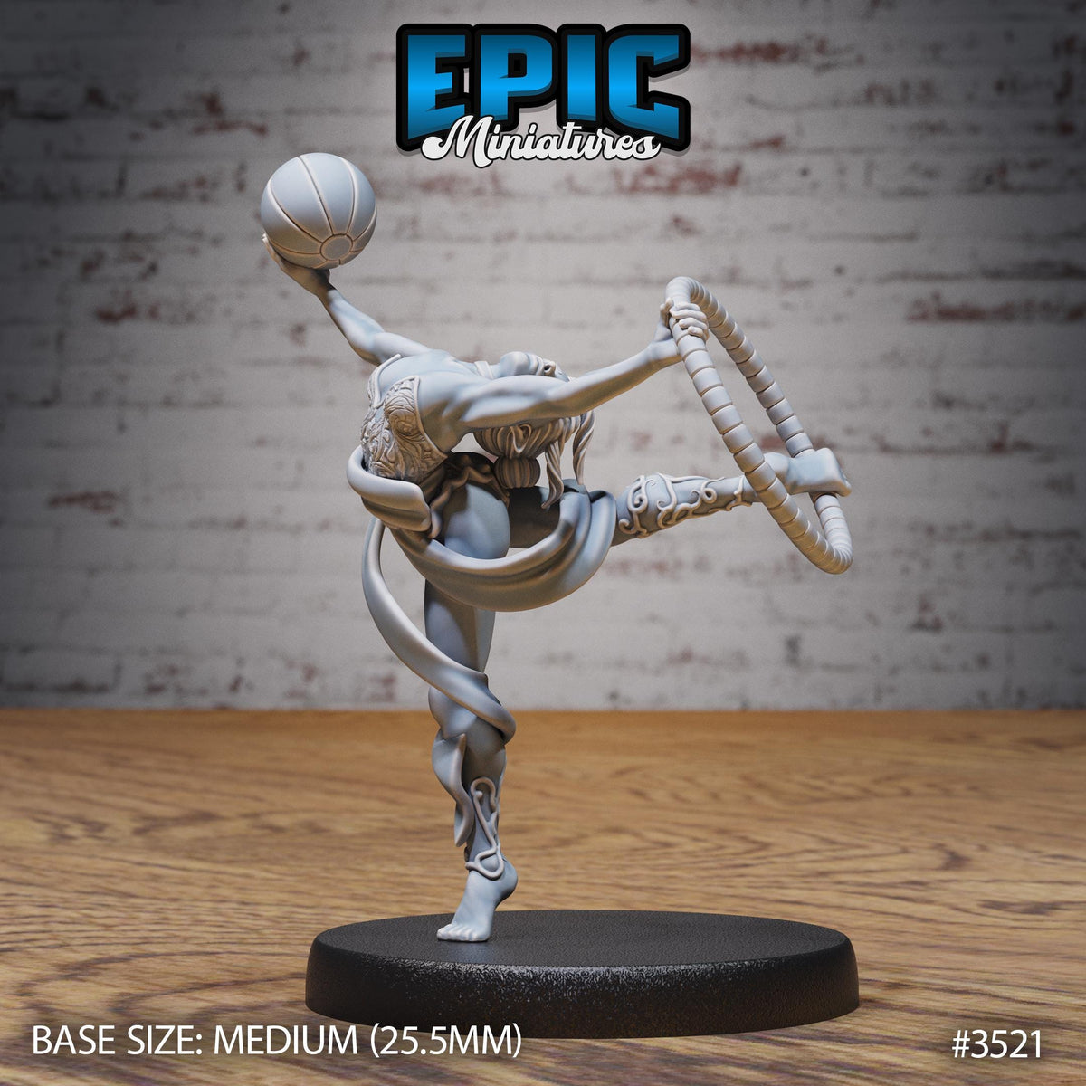 Acrobat Elf Option #3521 front DND miniature Nightsky Carnival 16k resin
