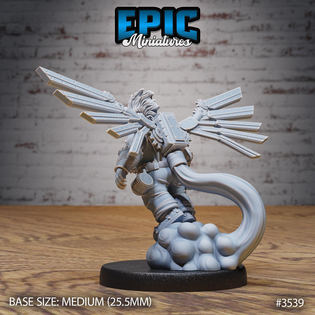 Cannon Dwarf Option #3539 back DND miniature Nightsky Carnival 16k resin