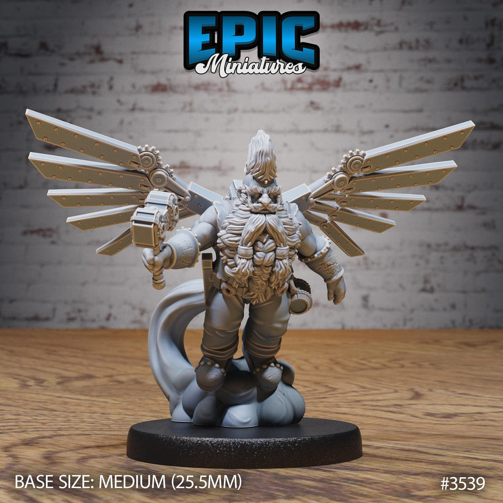 Cannon Dwarf Option #3539 front DND miniature Nightsky Carnival 16k resin
