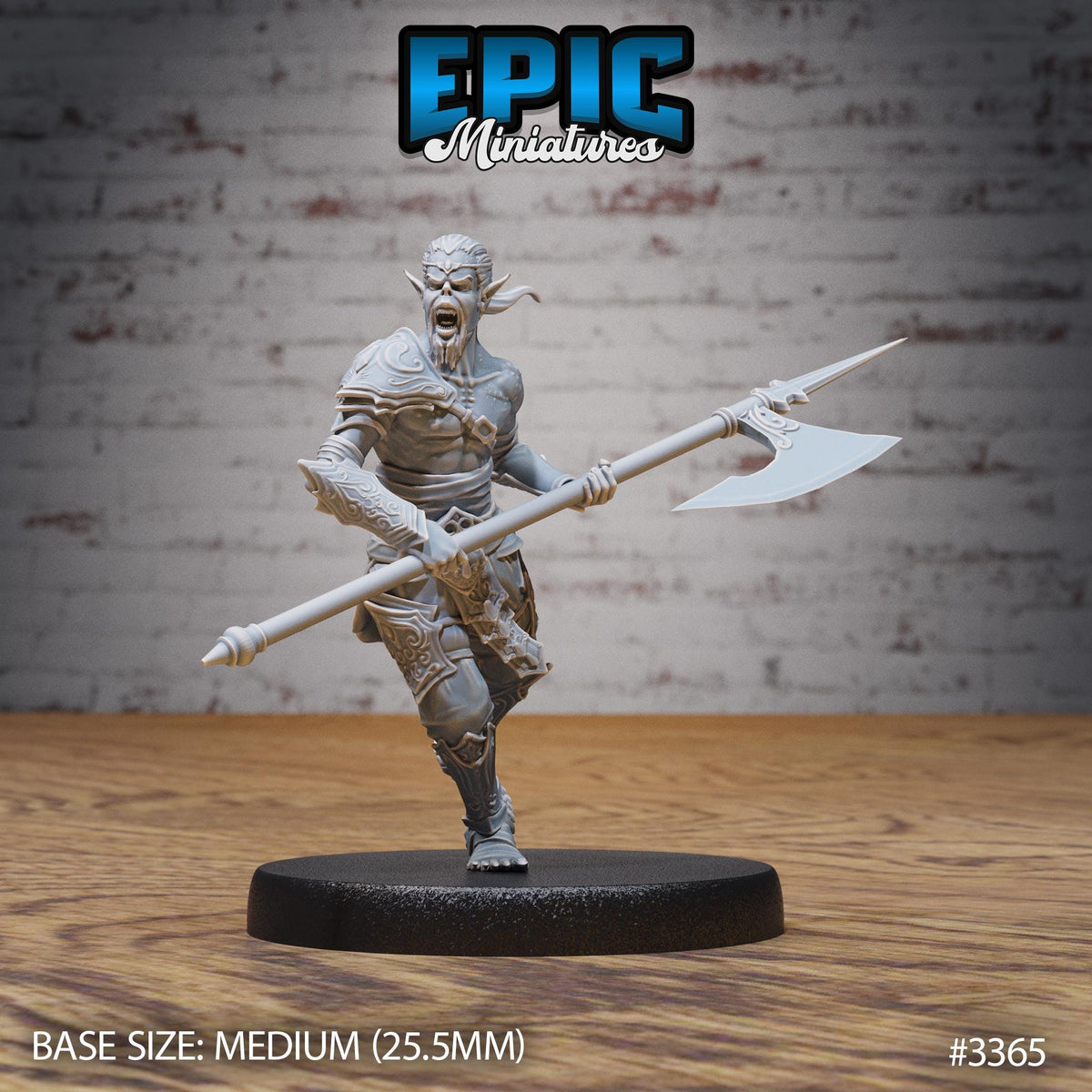 Male Slave Rebel Option #3365 front DND miniature Planar Adventure 16k resin