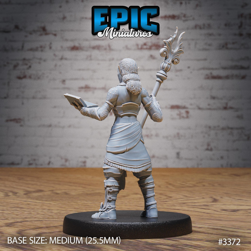 Female Slave Rebel Option #3372 back DND miniature Planar Adventure 16k resin