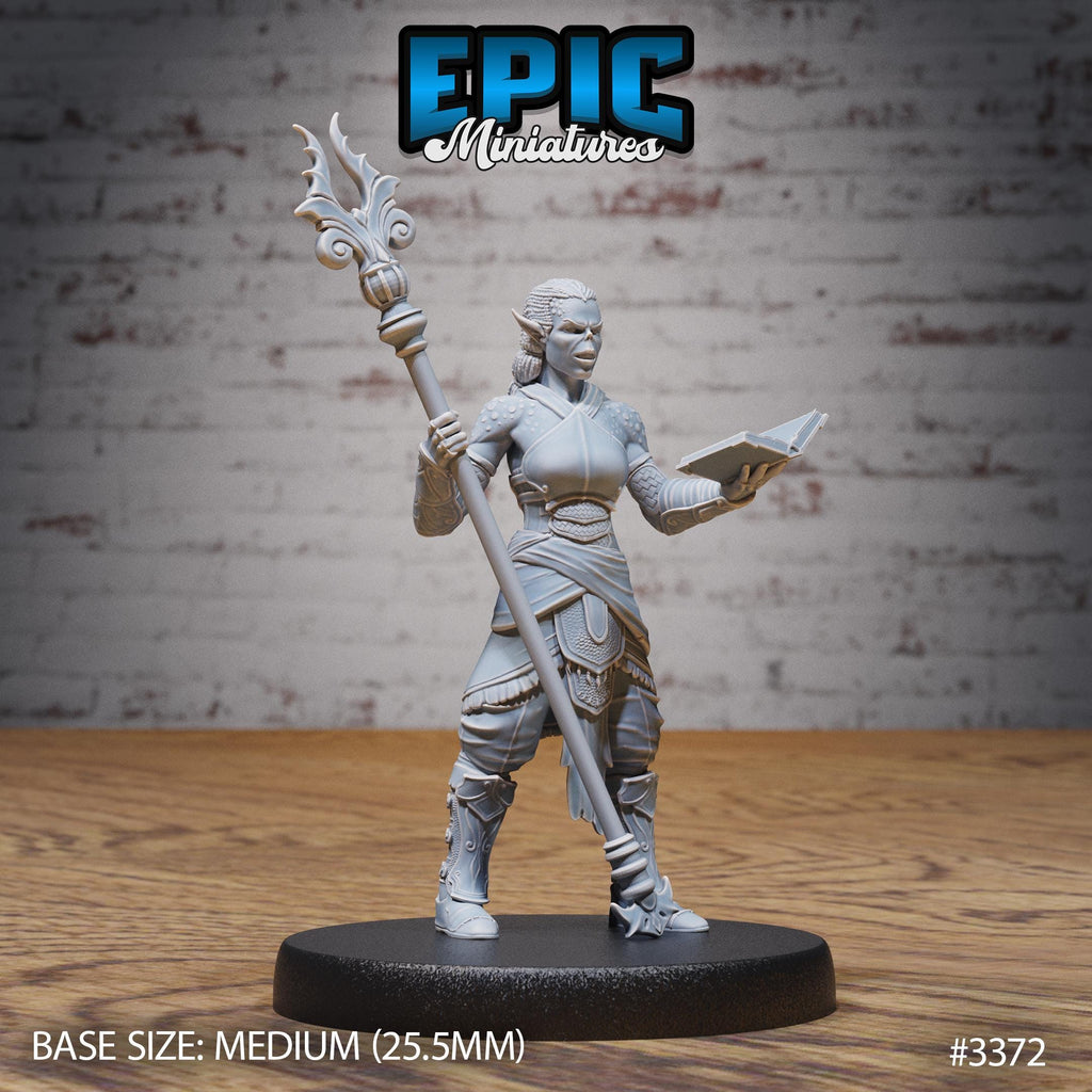 Female Slave Rebel Option #3372 front DND miniature Planar Adventure 16k resin