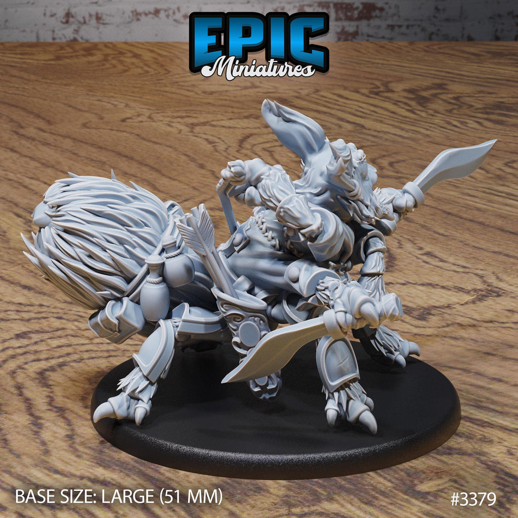 Fluffy Cat Spider Option #3379 back DND miniature Planar Adventure 16k resin