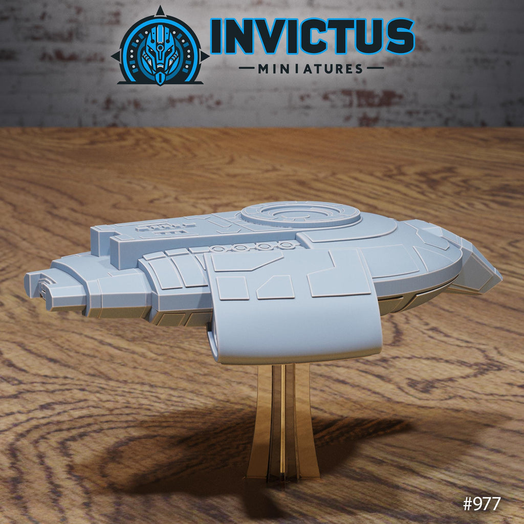 Space Ship Option #977 back DND miniature Spy Assault 16k resin