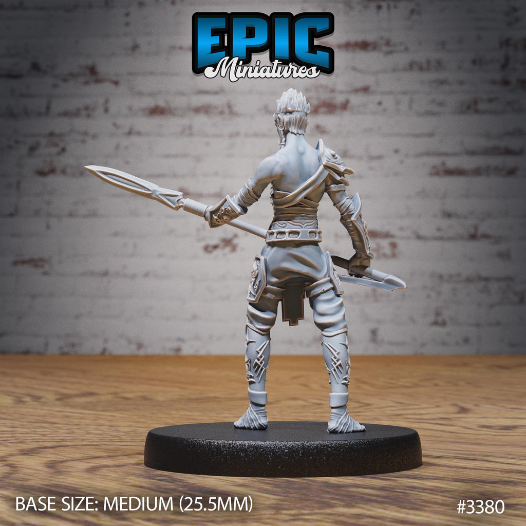 Slave Lancer Option #3380 back DND miniature Planar Adventure 16k resin