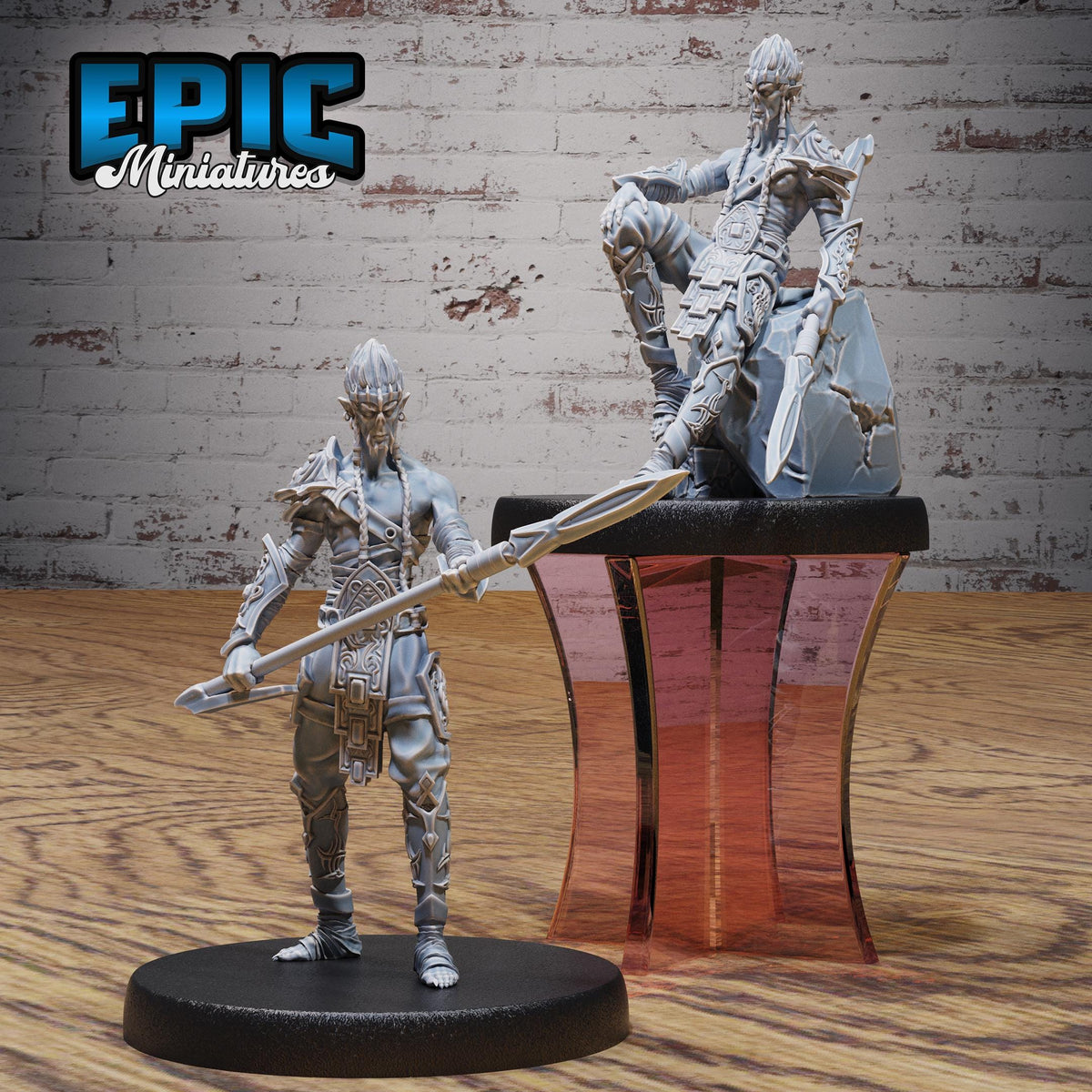 Slave Lancer Set of 2 DND miniatures group photo Planar Adventure