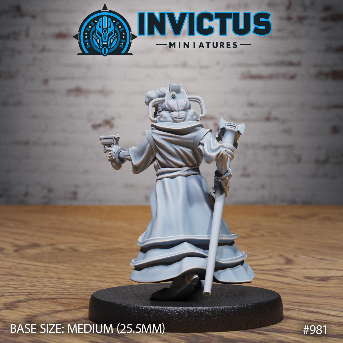 Spy Diplomat Option #981 back DND miniature Spy Assault 16k resin