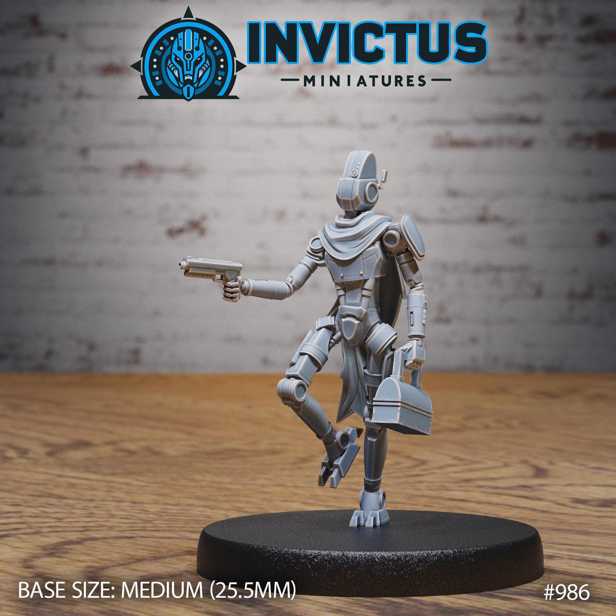 Spy Emissary Squad Option #986 front DND miniature Spy Assault 16k resin