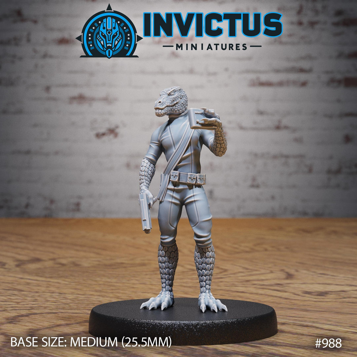 Spy Emissary Squad Option #988 front DND miniature Spy Assault 16k resin