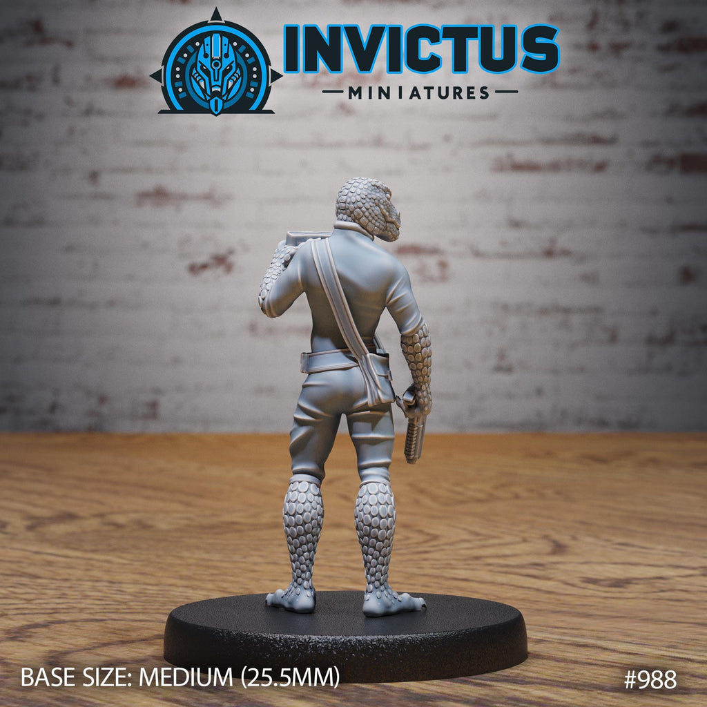 Spy Emissary Squad Option #988 back DND miniature Spy Assault 16k resin