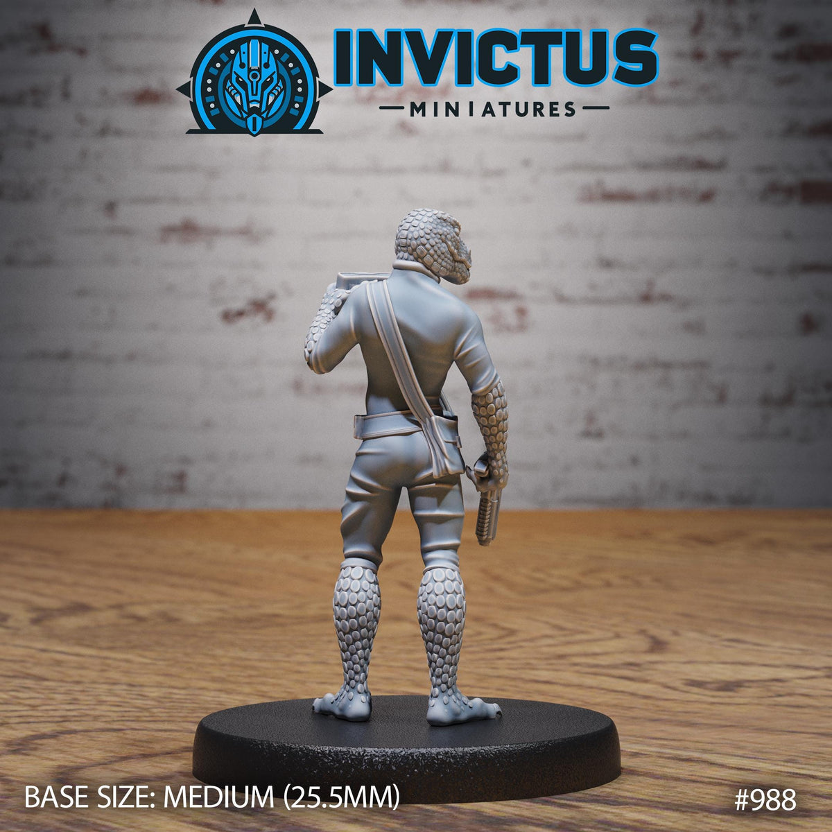 Spy Emissary Squad Option #988 back DND miniature Spy Assault 16k resin