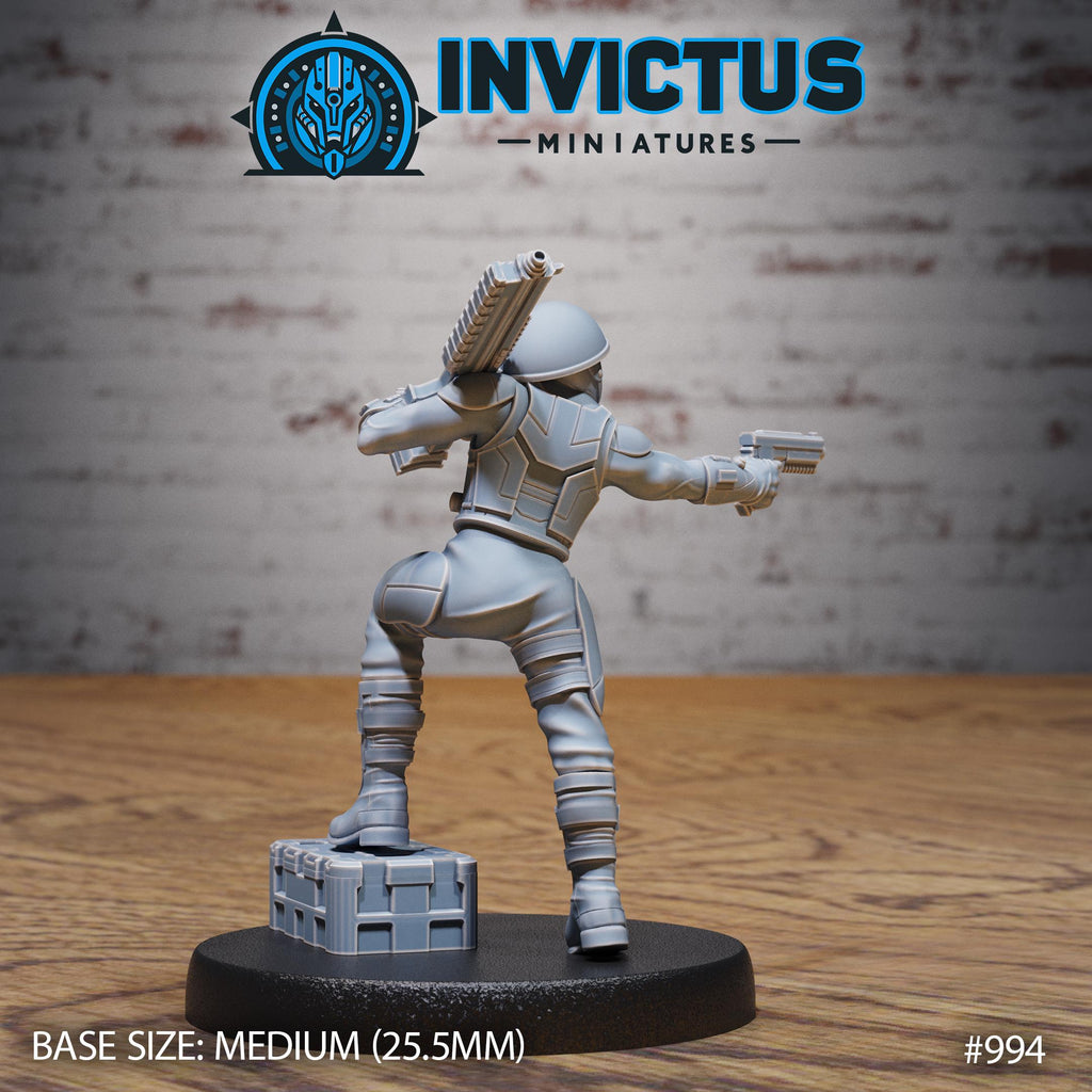 Spy Emissary Squad Option #994 back DND miniature Spy Assault 16k resin