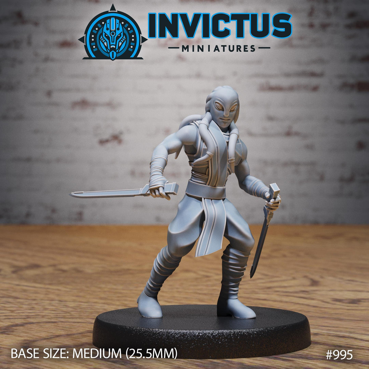 Spy Emissary Squad Option #995 front DND miniature Spy Assault 16k resin