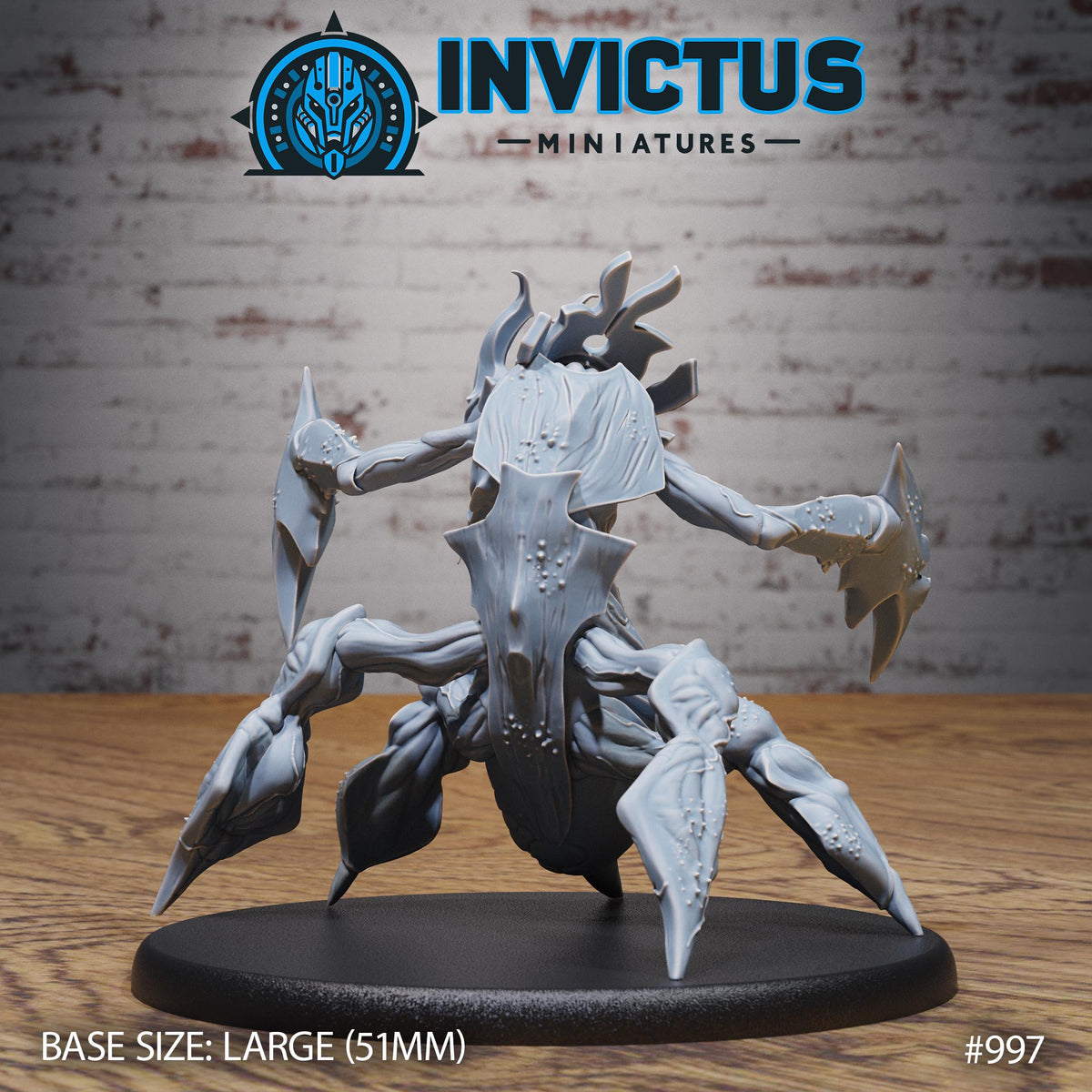 Insect Queen Squad Option #997 back DND miniature Spy Assault 16k resin