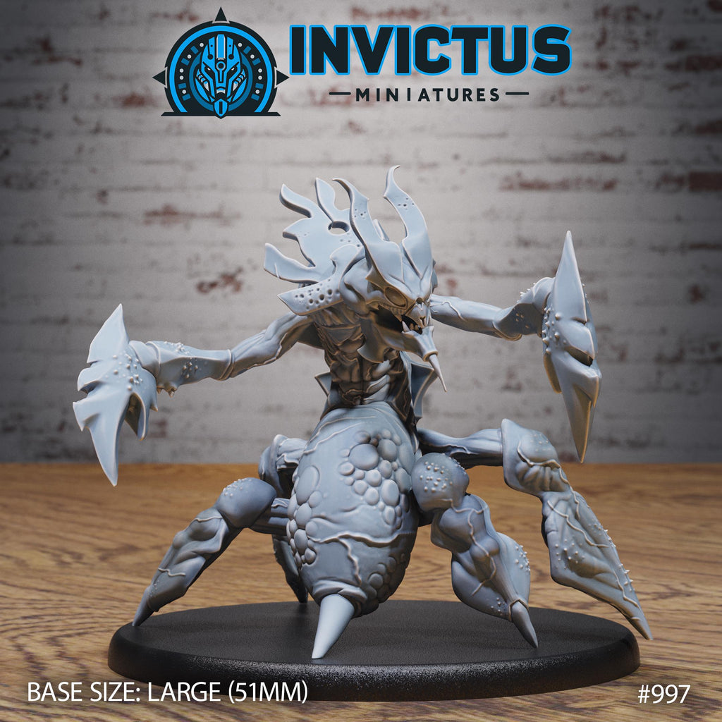 Insect Queen Squad Option #997 front DND miniature Spy Assault 16k resin