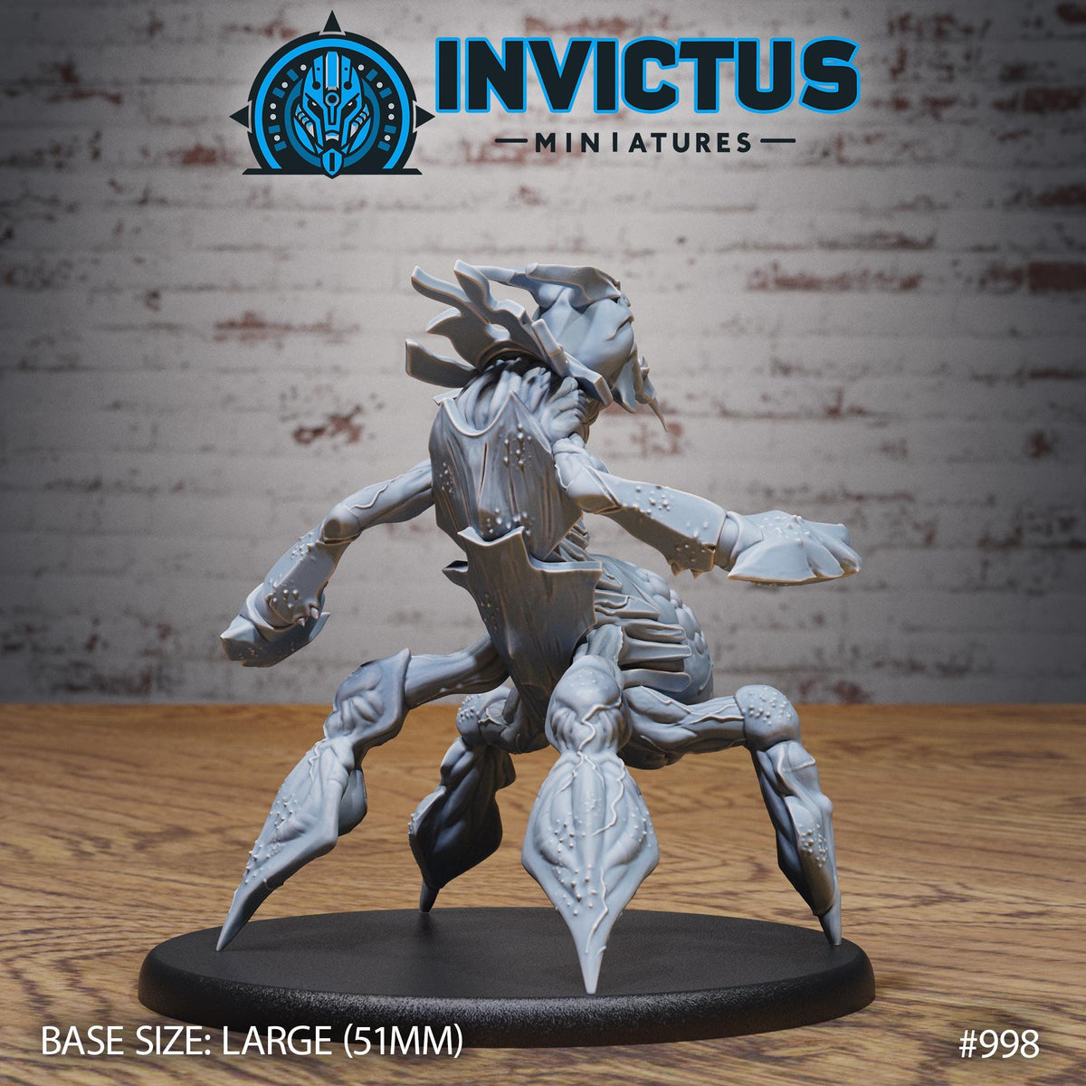 Insect Queen Squad Option #998 back DND miniature Spy Assault 16k resin