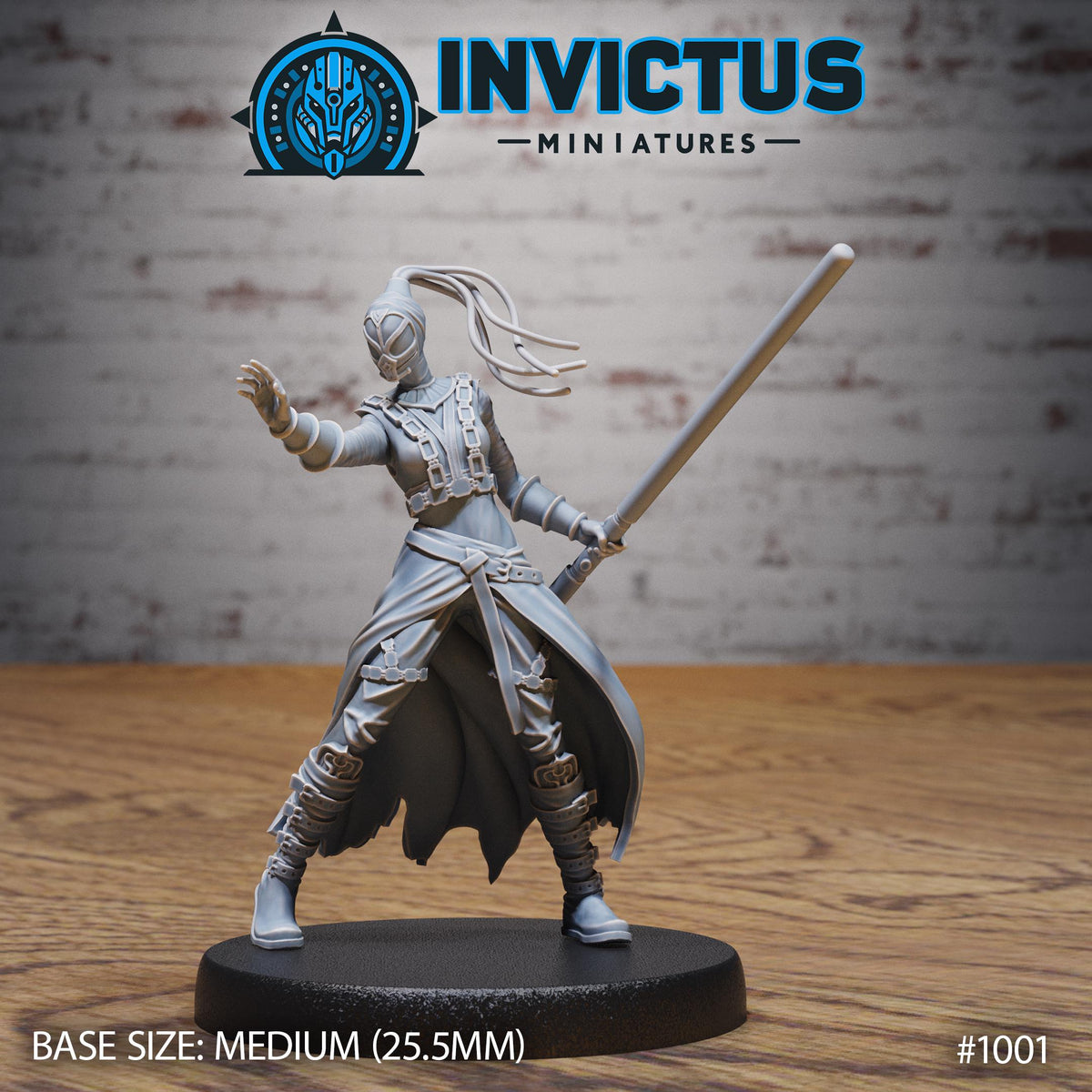 Bounty Hunter Option #1001 front DND miniature Spy Assault 16k resin
