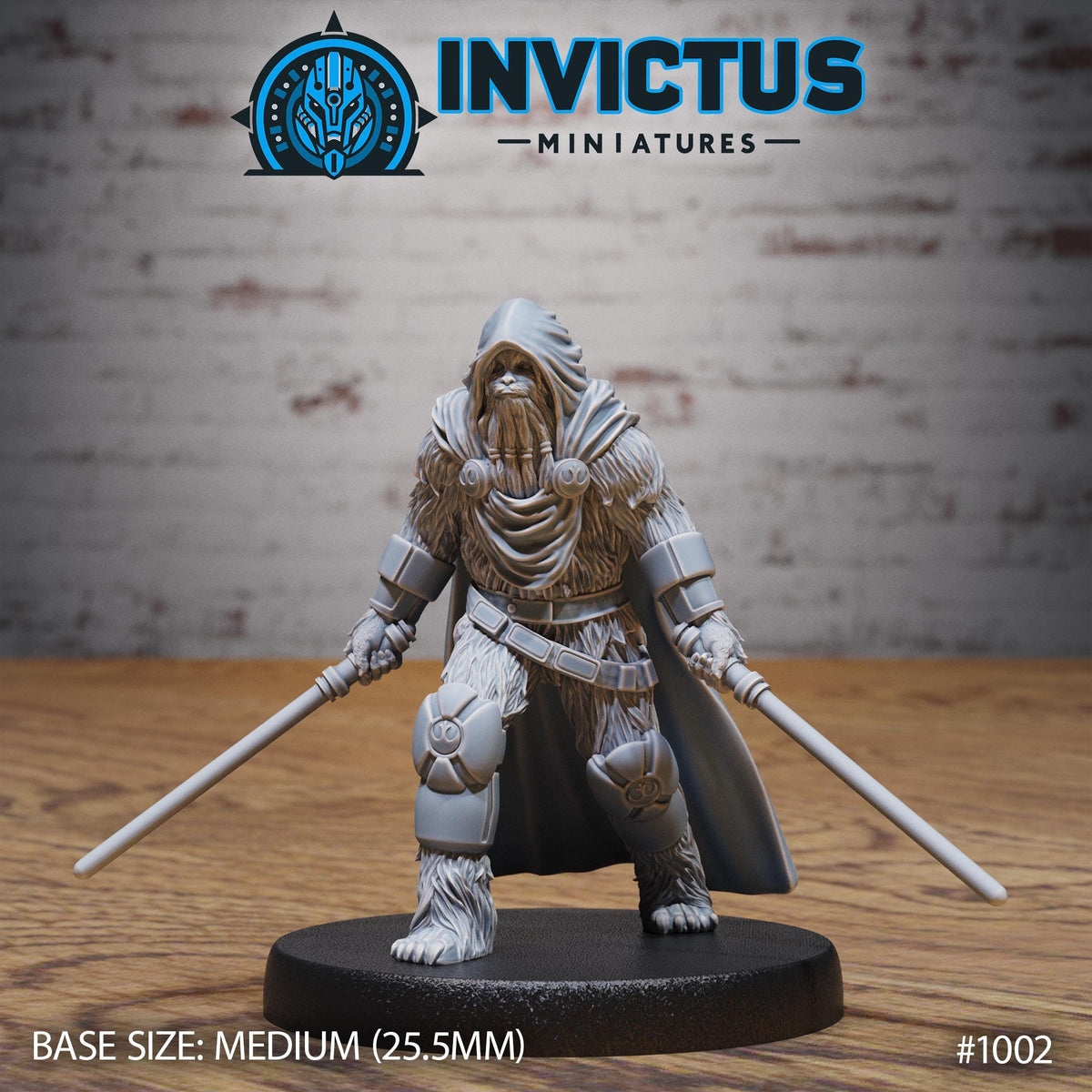 Wooly Rebel Option #1002 front DND miniature Shadows of the Threat 16k resin