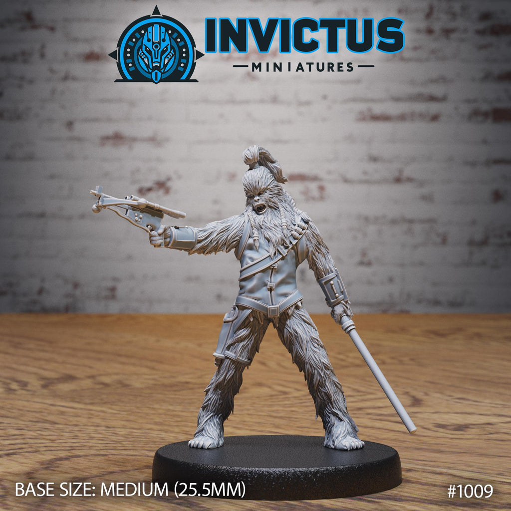 Wooly Rebel Option #1009 front DND miniature Shadows of the Threat 16k resin