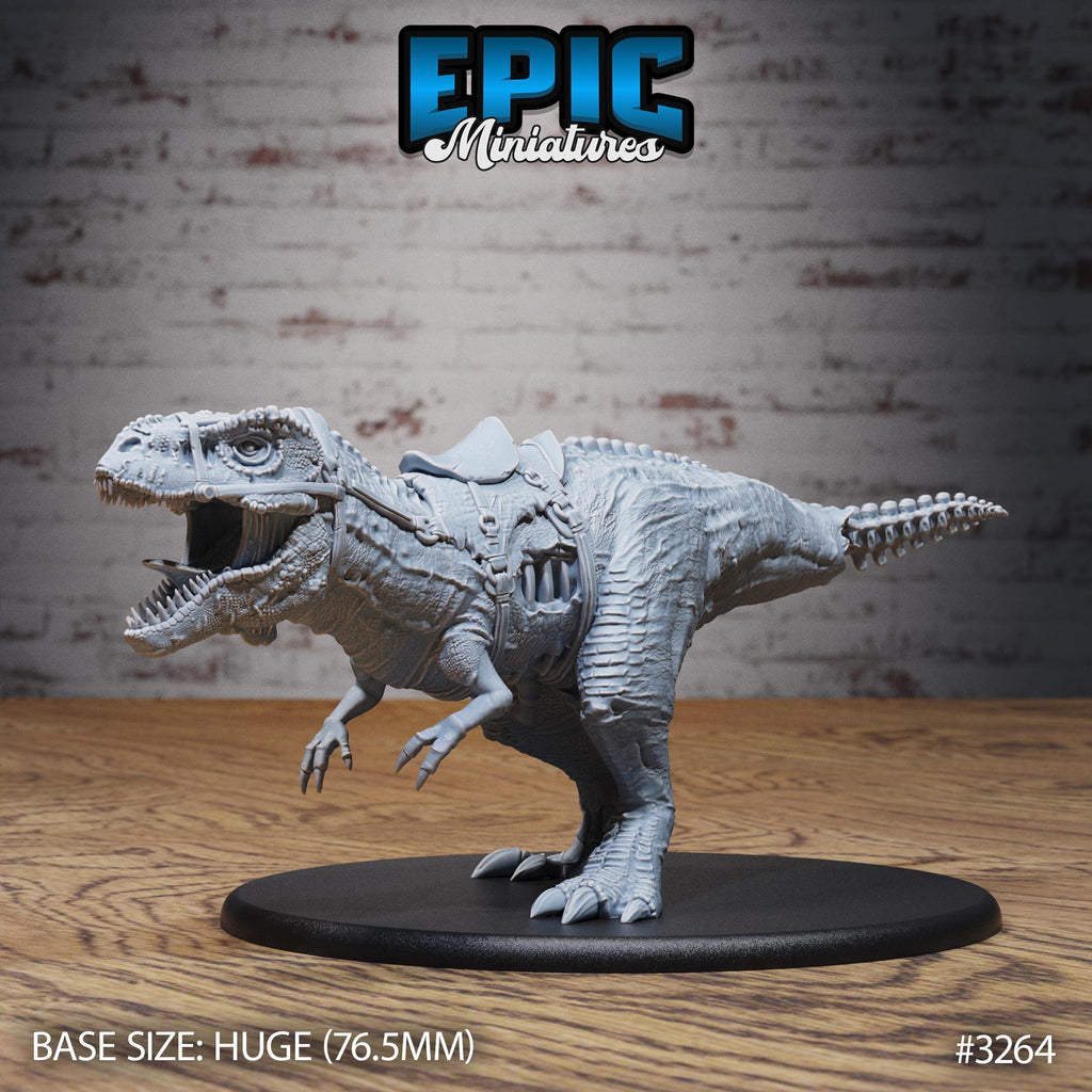 Cursed Captain T-rex Shark Option #3264 (2) front DND miniature Pirate Scourge 16k resin