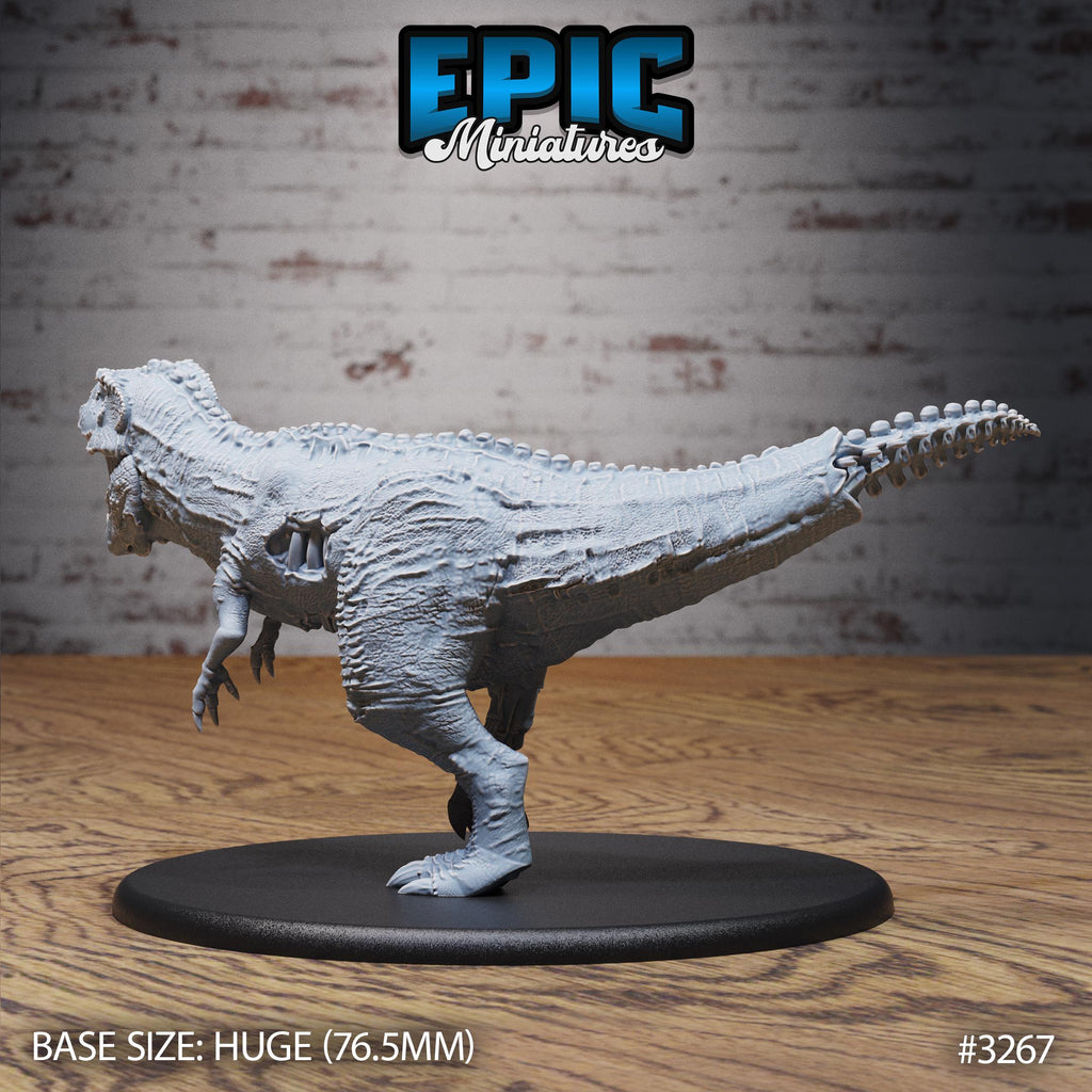 Zombie T-rex Shark Option #3267 back DND miniature Pirate Scourge 16k resin