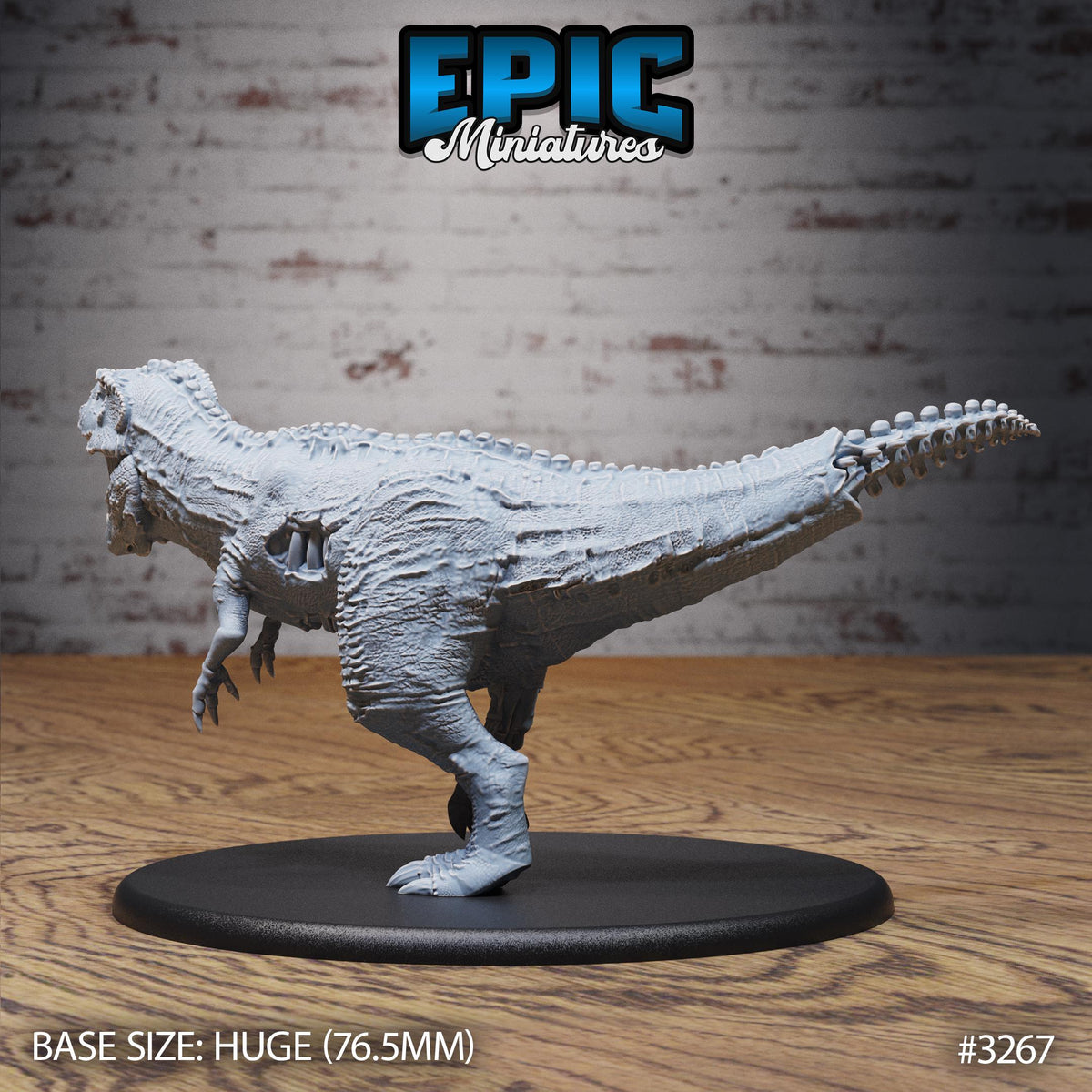 Zombie T-rex Shark Option #3267 back DND miniature Pirate Scourge 16k resin