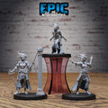 Gorgon Pirate Set of 3 DND miniatures group photo Pirate Scourge