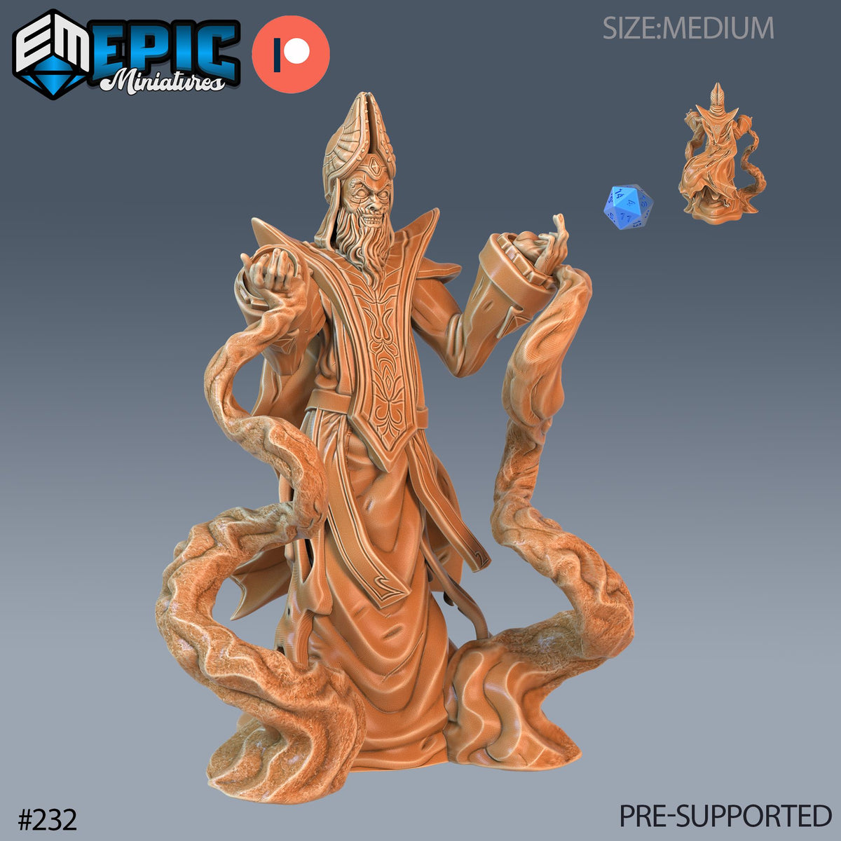Yellow Bishop Set of 3 DND Mini | Sons of Midnight Collection | TTRPG | Ravenloft Waterdeep Mad Mage Cthulhu Phandelver Annihilation Option #232 front DND miniature  16k resin