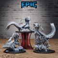Sea Drake Deity Set of 3 DND miniatures group photo Pirate Scourge