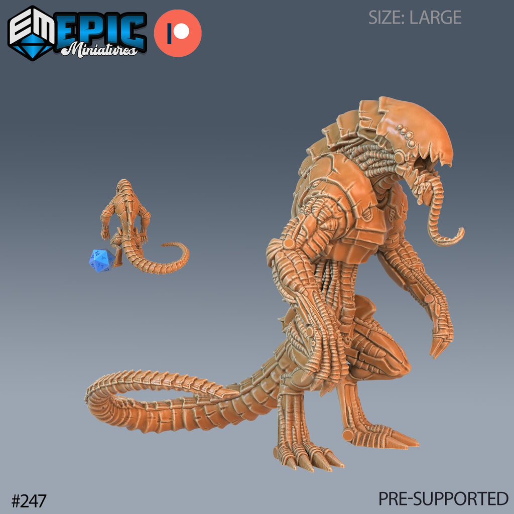Hound of Tindalos Set of 3 DND Minis | Sons of Midnight Collection | TTRPG | Alien Ravenloft Waterdeep Mad Mage Phandelver Chthulhu Option #247 front DND miniature  16k resin