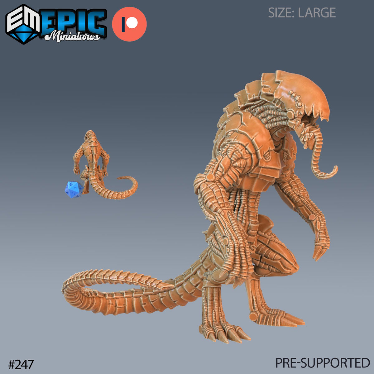 Hound of Tindalos Set of 3 DND Minis | Sons of Midnight Collection | TTRPG | Alien Ravenloft Waterdeep Mad Mage Phandelver Chthulhu Option #247 front DND miniature  16k resin
