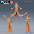 Nodens Set of 3 DND Minis | Sons of Midnight Collection | TTRPG | Eldritch Ravenloft Waterdeep Mad Mage Cthulhu Phandelver Annihilation DND miniatures group photo