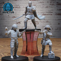 Dark Division Army of 3 DND miniatures group photo Forgotten Frontier