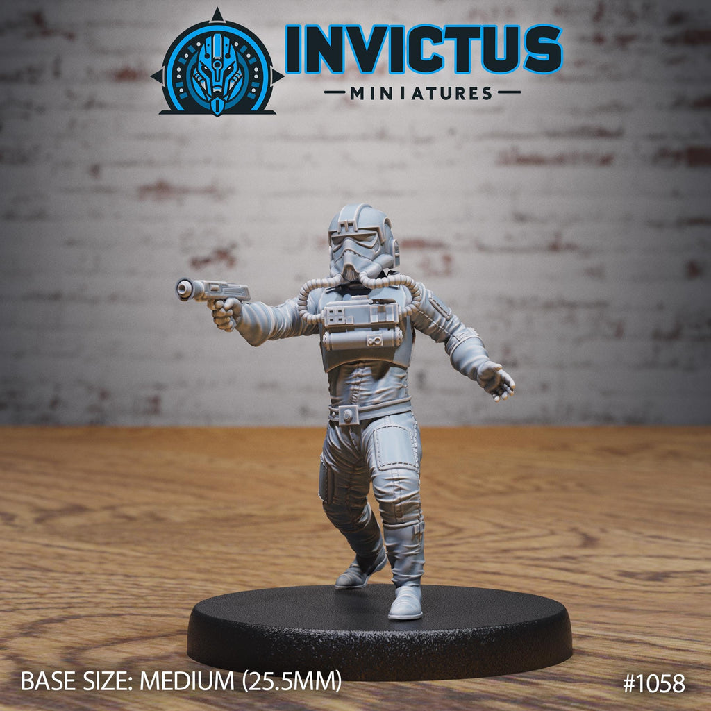 Dark Division Army of 4 Option #1058 front DND miniature Forgotten Frontier 16k resin