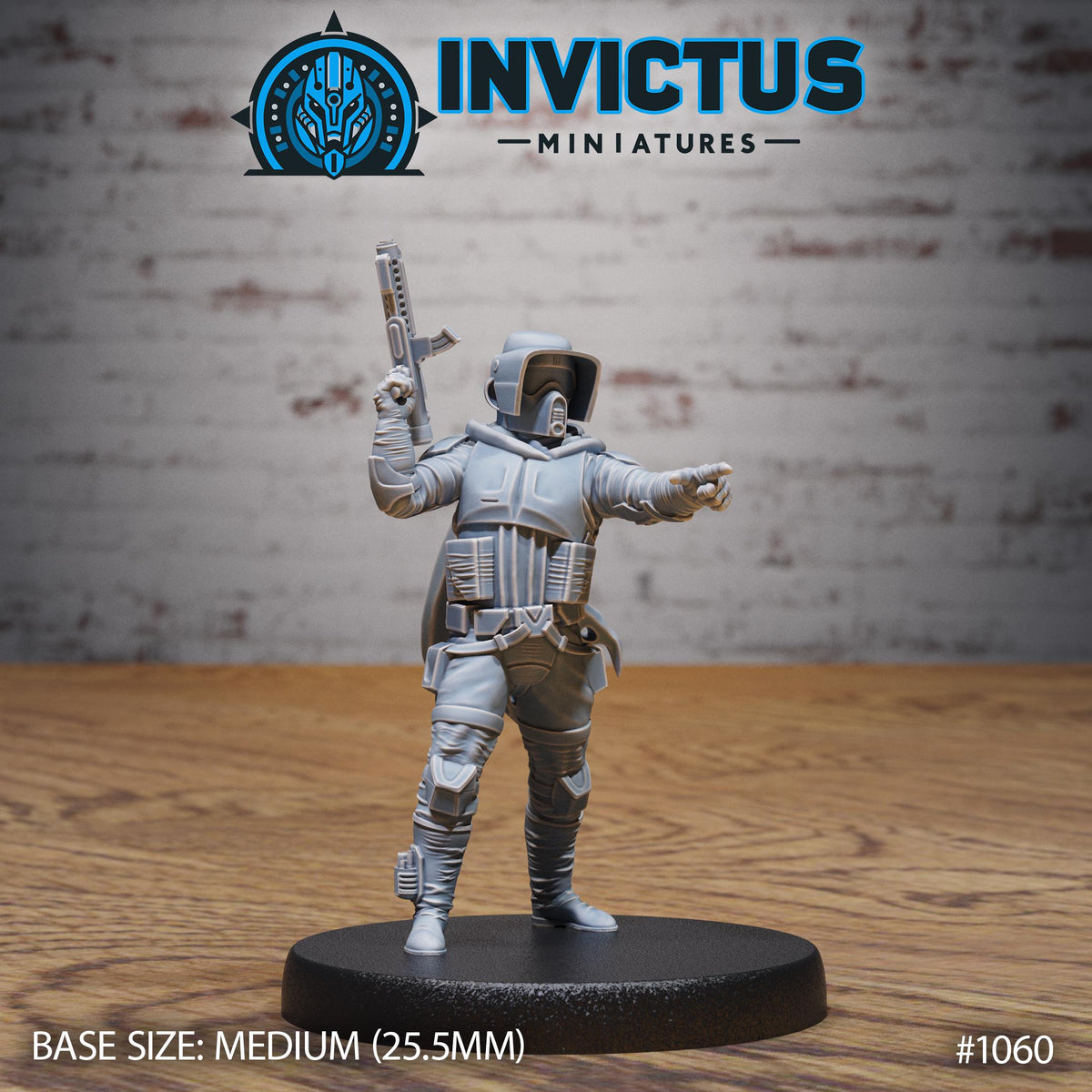 Dark Division Army of 4 Option #1060 front DND miniature Forgotten Frontier 16k resin