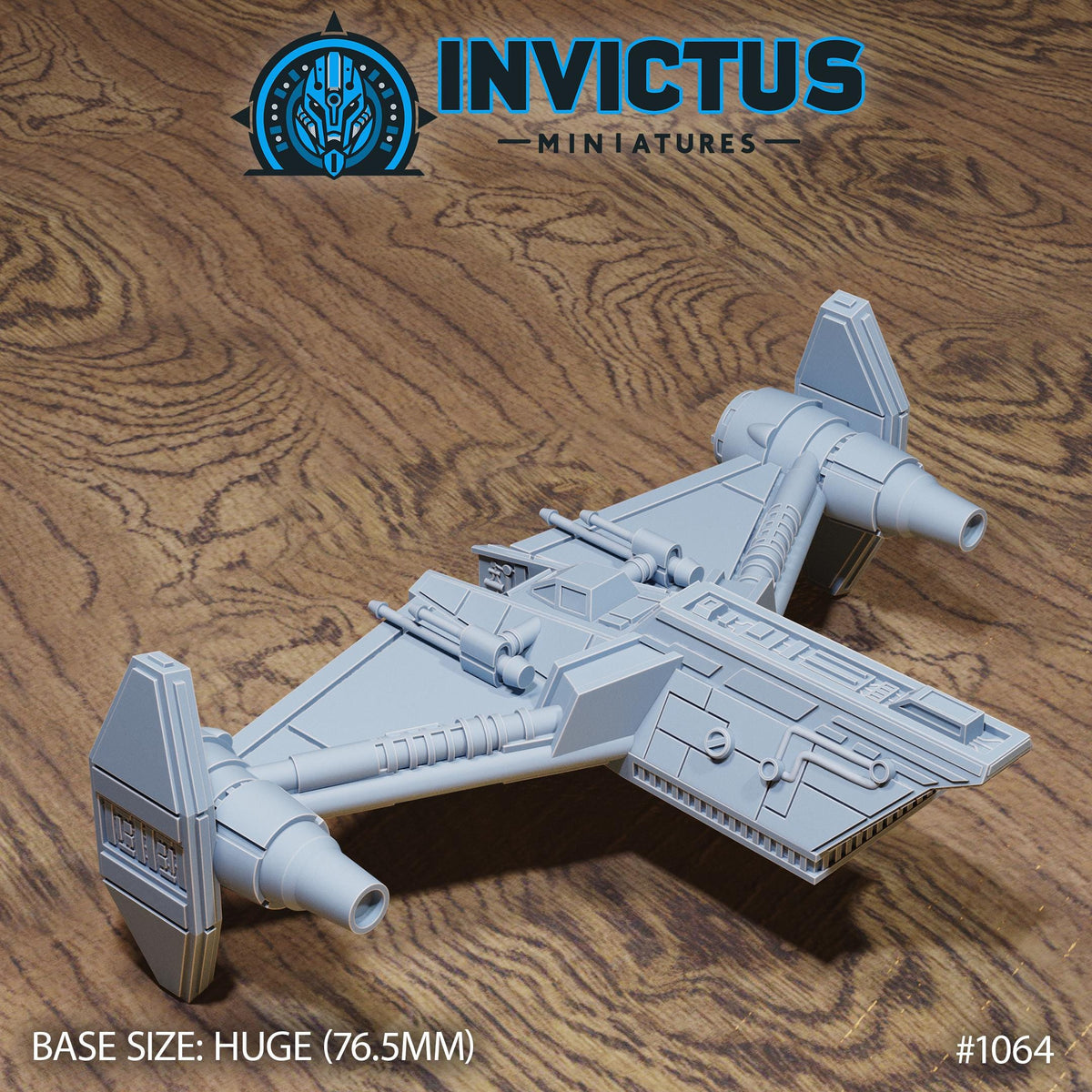 Quarrel Spaceship DND Miniature Forgotten Frontier Collection Dungeons and Dragons-TTRPG Sci-Fi Mini Space Wars Star Starfinder Spelljammer 1 Ship front DND miniature  16k resin