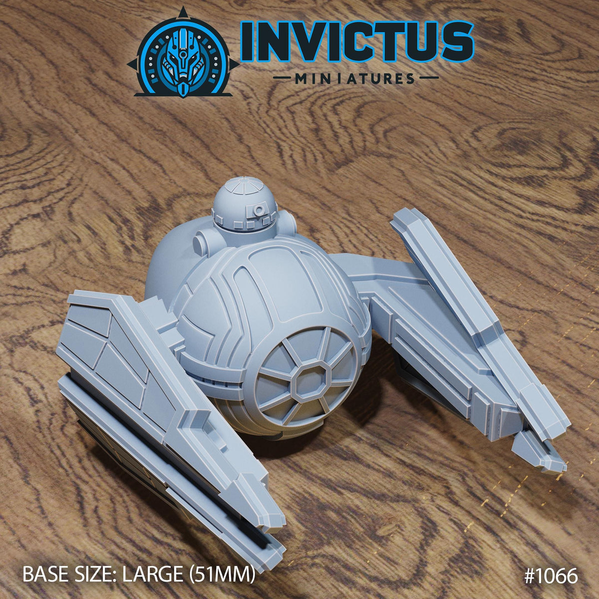 Individual Starfighter DND Miniature Forgotten Frontier Collection Dungeons and Dragons-TTRPG Mini Space Wars Star Starfinder Spelljammer 1 Ship front DND miniature  16k resin
