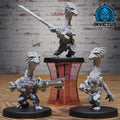 Longer Alien Army of 3 DND miniatures group photo Forgotten Frontier