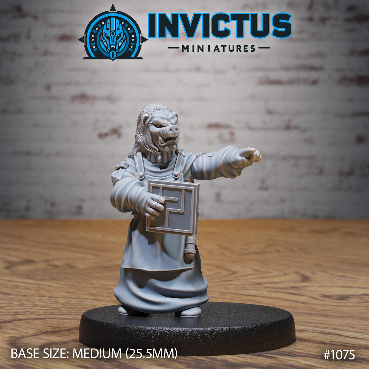 Star Blacksmith Army of 3 DND Miniature Forgotten Frontier Collection Dungeons and Dragons-TTRPG Mini Space Wars Star Starfinder Spelljammer Option #1075 front DND miniature  16k resin