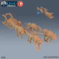 Wolf Sled Set DND Minis | Arctic Nights Collection | TTRPG | Storm King's Thunder Netherdeep DND miniatures group photo