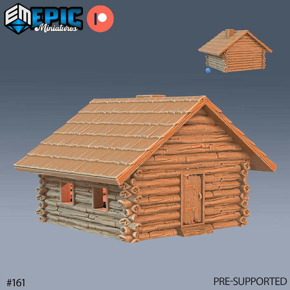 Hunting Hut DND Minis | Arctic Nights Collection | TTRPG | Storm King's Thunder Netherdeep | Scatter Terrain Prop DND miniatures group photo