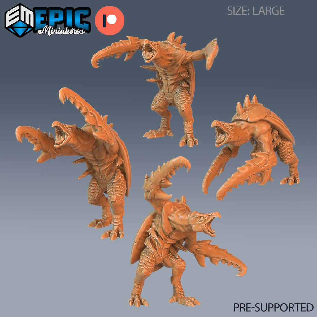 Hook Horror Set of 4 DND Minis | Corrupted Forest Collection | TTRPG | Beyond Witchlight Prismeer Feywild Hourglass Coven DND miniatures group photo