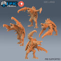 Hook Horror Set of 4 DND Minis | Corrupted Forest Collection | TTRPG | Beyond Witchlight Prismeer Feywild Hourglass Coven DND miniatures group photo