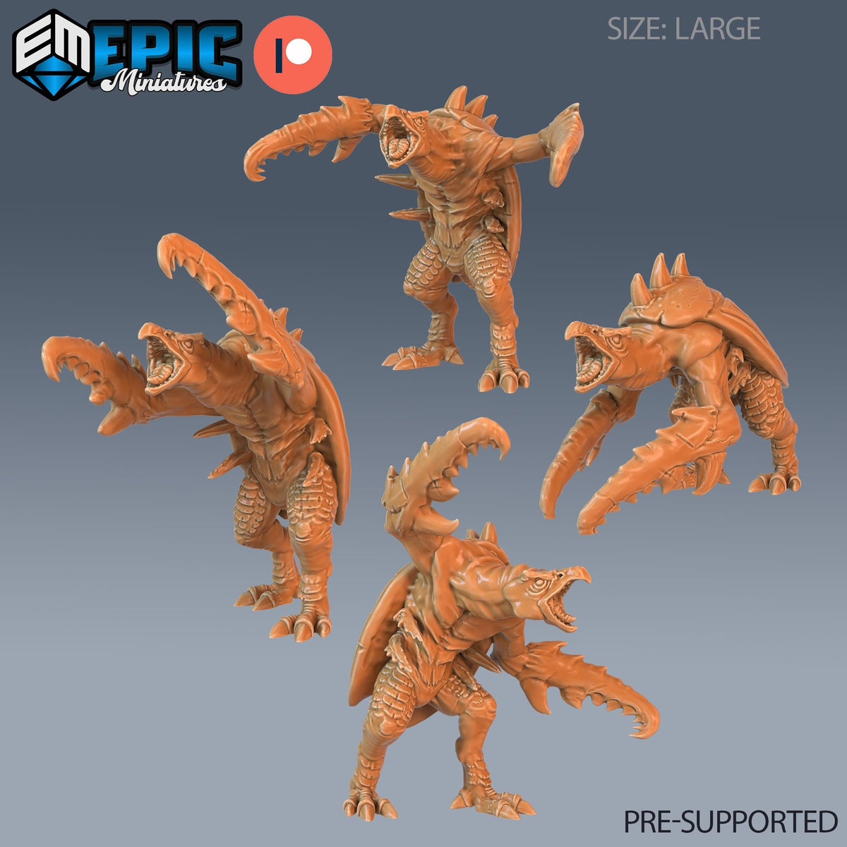 Hook Horror Set of 4 DND Minis | Corrupted Forest Collection | TTRPG | Beyond Witchlight Prismeer Feywild Hourglass Coven DND miniatures group photo