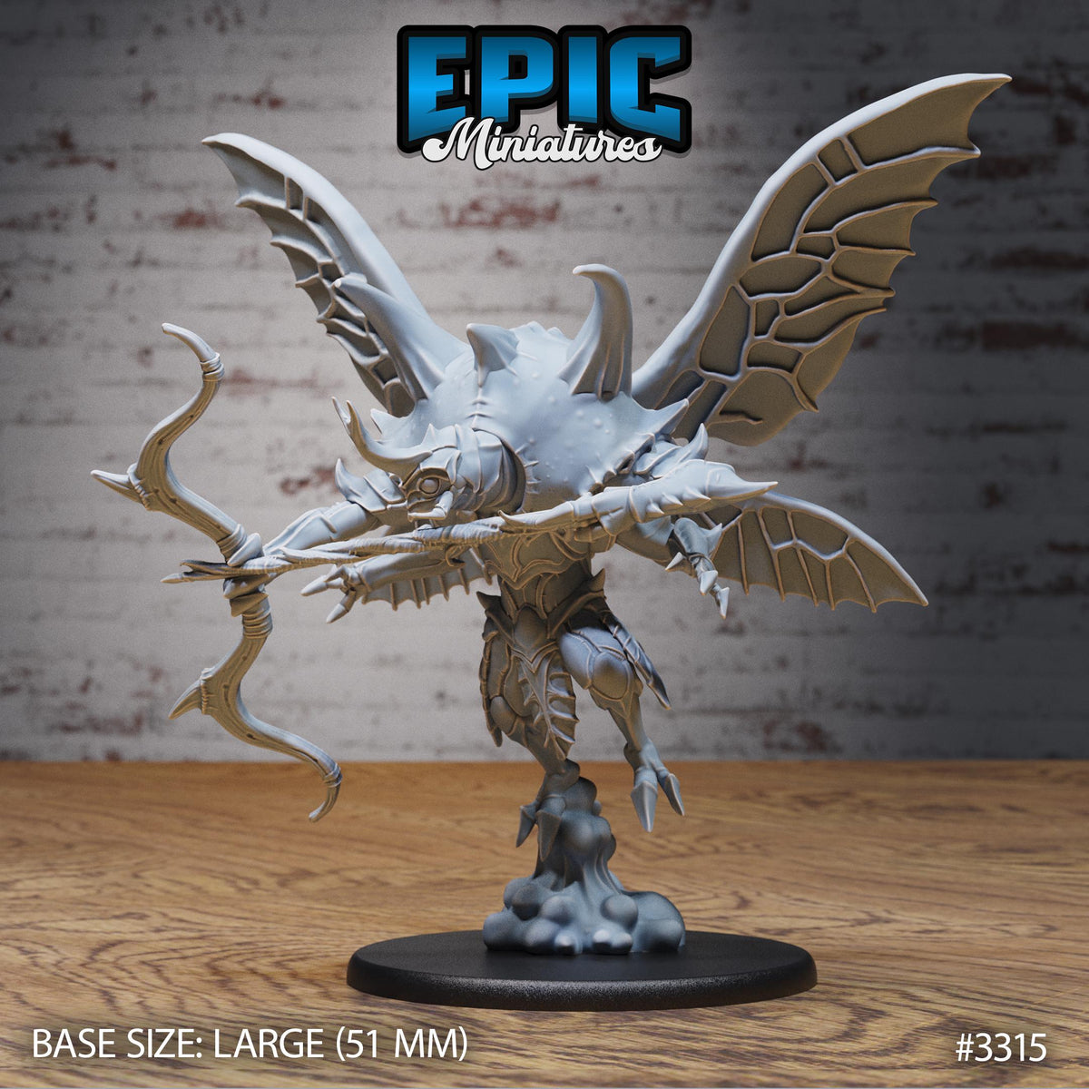 Insect Hulk Option #3315 front DND miniature Insectoid Jungle 16k resin