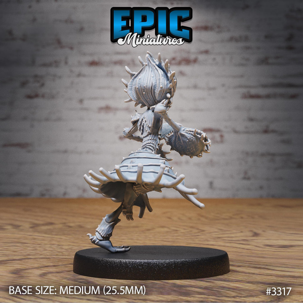 Flytrap Dryad Option #3317 back DND miniature Insectoid Jungle 16k resin