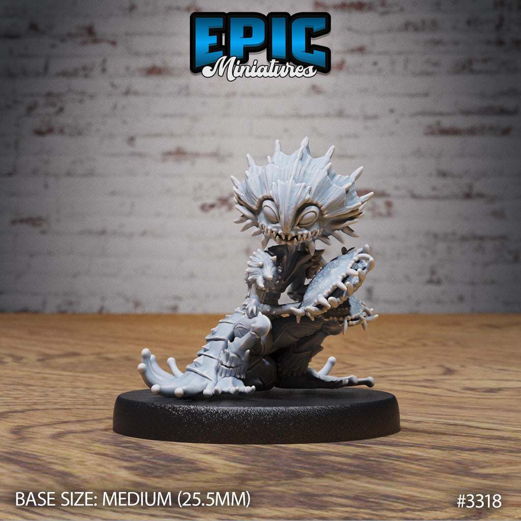 Flytrap Dryad Option #3318 front DND miniature Insectoid Jungle 16k resin